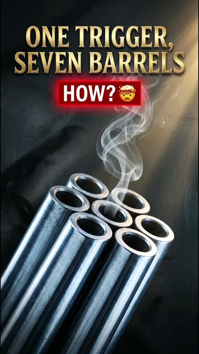 ⚡ One Trigger, Seven Barrels: The Nock Gun’s Terrifying Recoil 💥💨