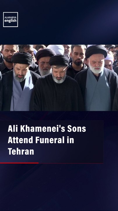 Ali Khamenei's Sons Attend Funeral in Tehran