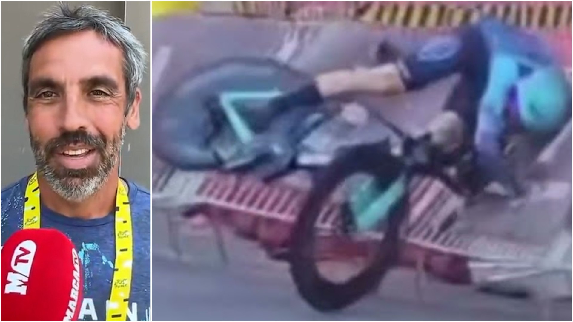 El tremendo accidente viral de Mohoric en Barcelona: "Parece IA, pero no lo es..."