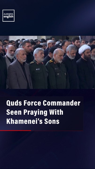 Quds Force Commander Seen Praying With Khamenei’s Sons