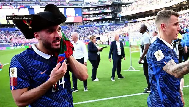 Le look insolite de Rayan Cherki après la qualification de l'équipe de France en huitièmes de finale de la Coupe du monde - Foot - Coupe du monde 2026 - Bleus