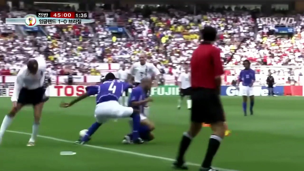 2002WC Ronaldinho vs England 2-1 (World Cup Quarter-Final)