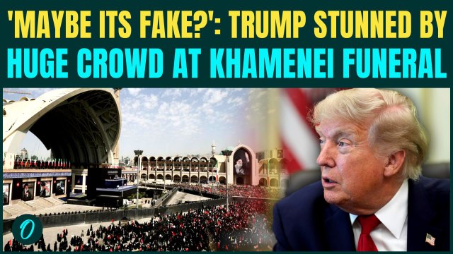 'I Thought They Hated Khamenei!': Trump SHOOK By Huge Crowd at Khamenei’s Funeral, Warns Iran