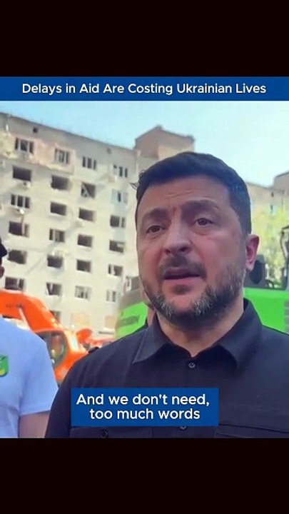 Zelenskyy Says Slow Military Aid Is Hurting Ukraine