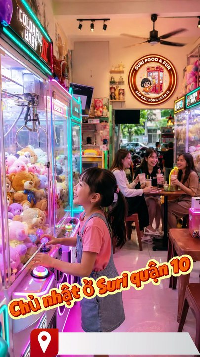 Chủ nhật ở Suri quận 10 – gắp gấu bông vui hết nước