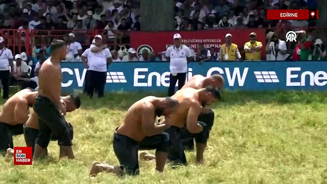 Kırkpınar Yağlı Güreşleri'nde yarı finale yükselen başpehlivanlar belli oldu