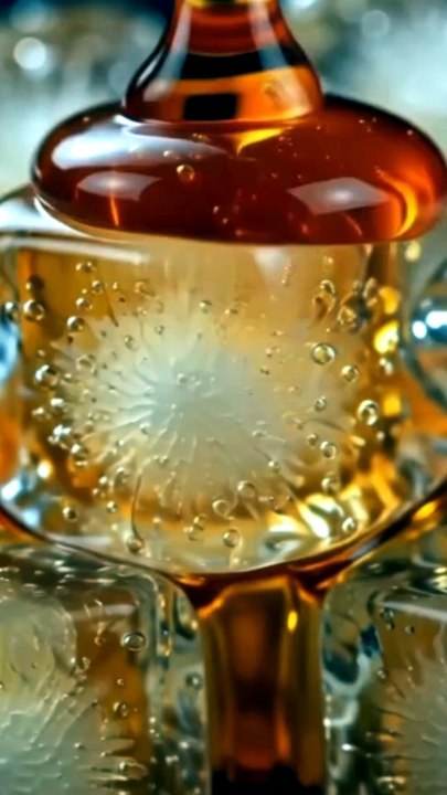 Honey Pouring on  Ice 🍯 🧊 ASMR Satisfying sound
