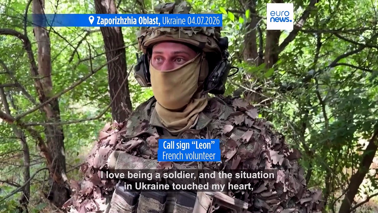 French volunteers train with Ukrainian military intelligence's International Legion
