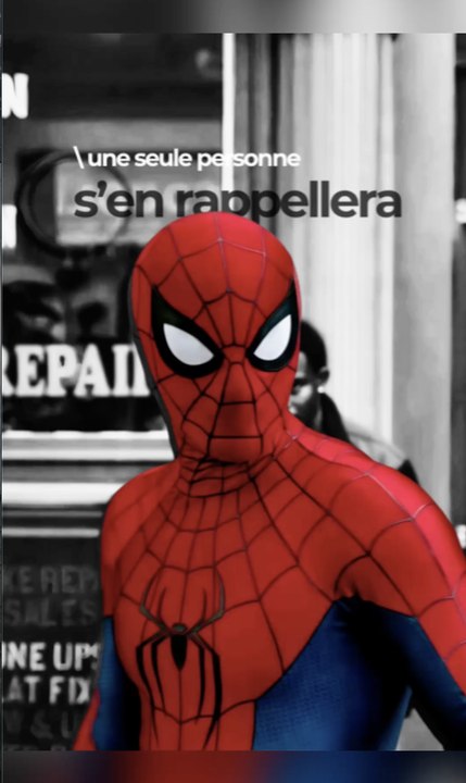 Le monde entier a oublié Spider-Man… sauf UNE personne. Et personne ne sait qui... #spidermanbrandnewday #marvel #peterparker #nowayhome #onregardequoi