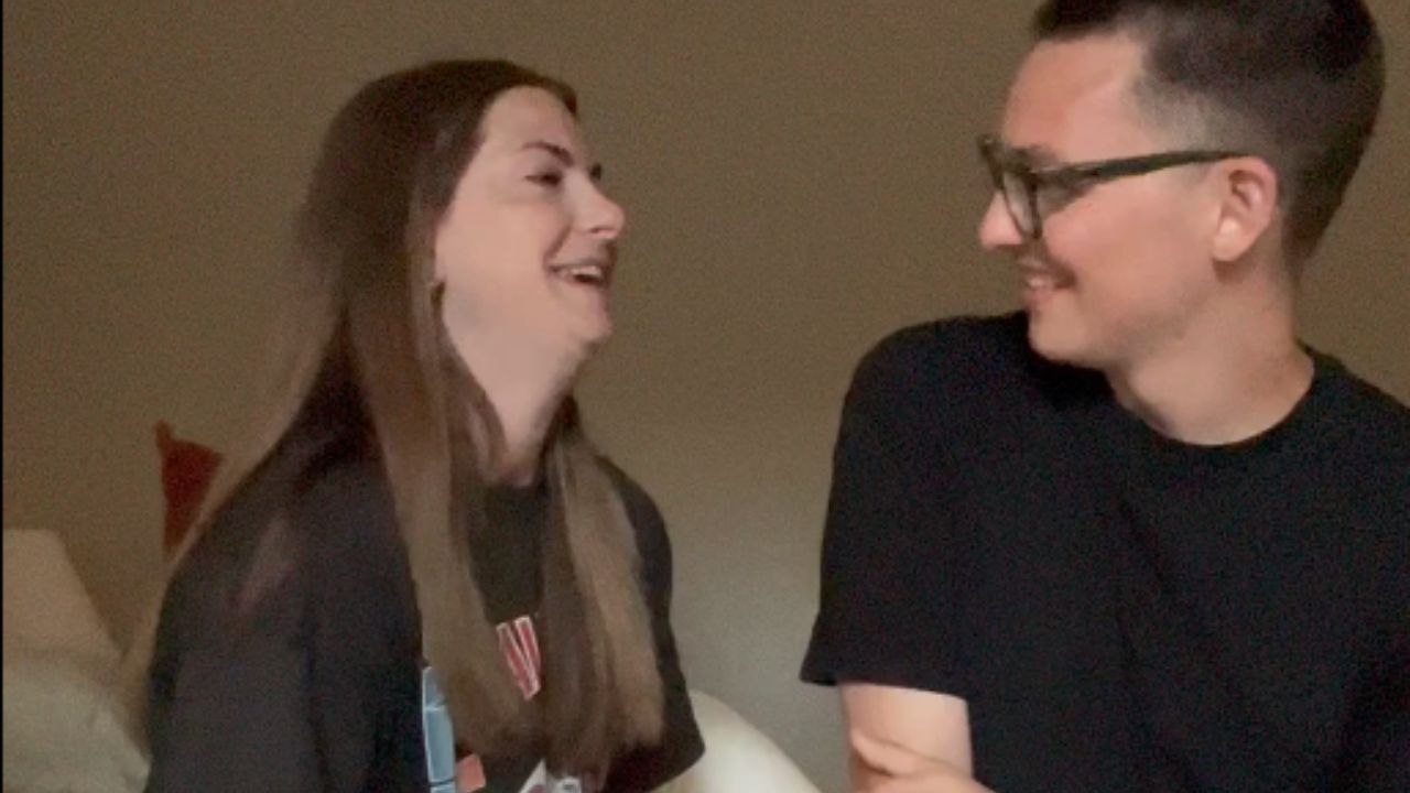 Intimate gender reveal: Couple discovers they are having a baby girl