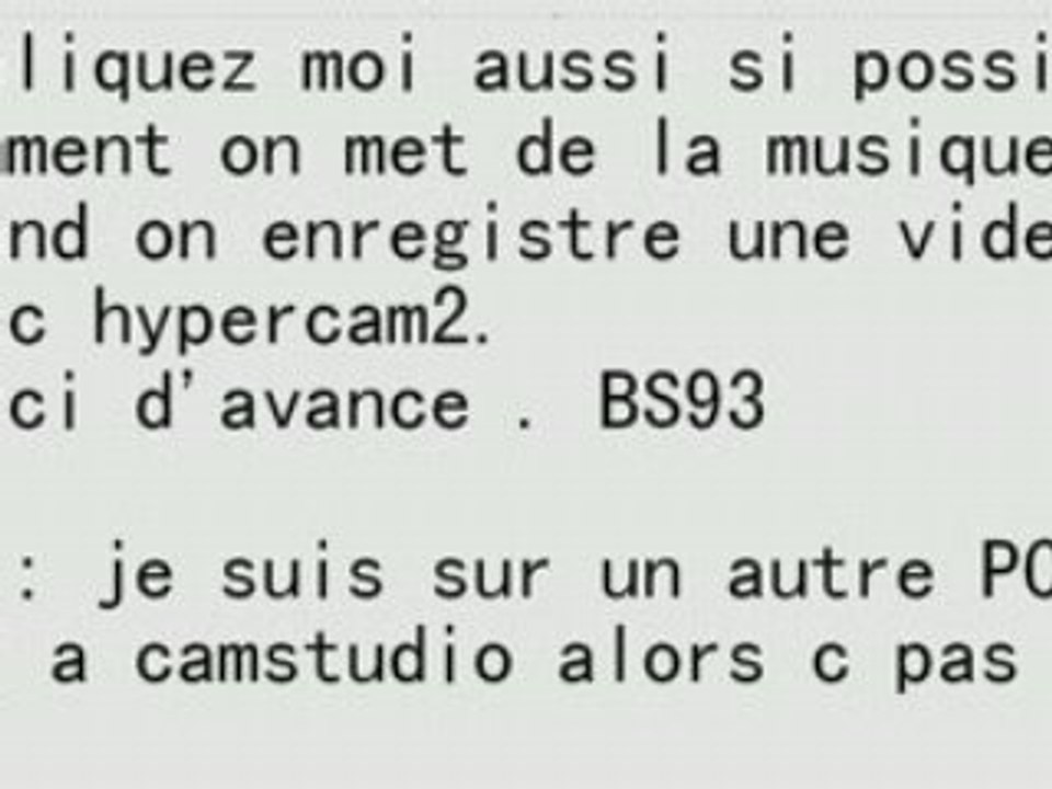 Besoin d'aide