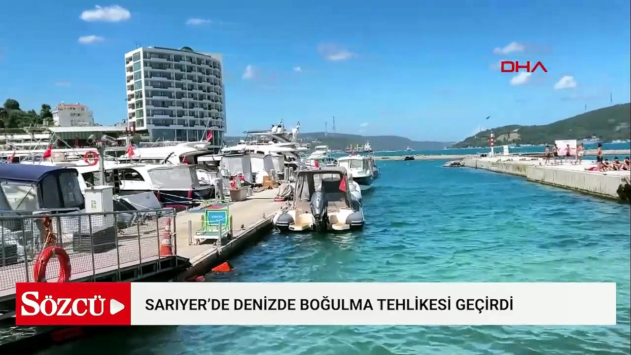 Sarıyer'de denizde boğulma tehlikesi geçiren çocuk hastaneye kaldırıldı