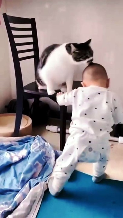 Funny videos #cute #family #duet #viral #bab