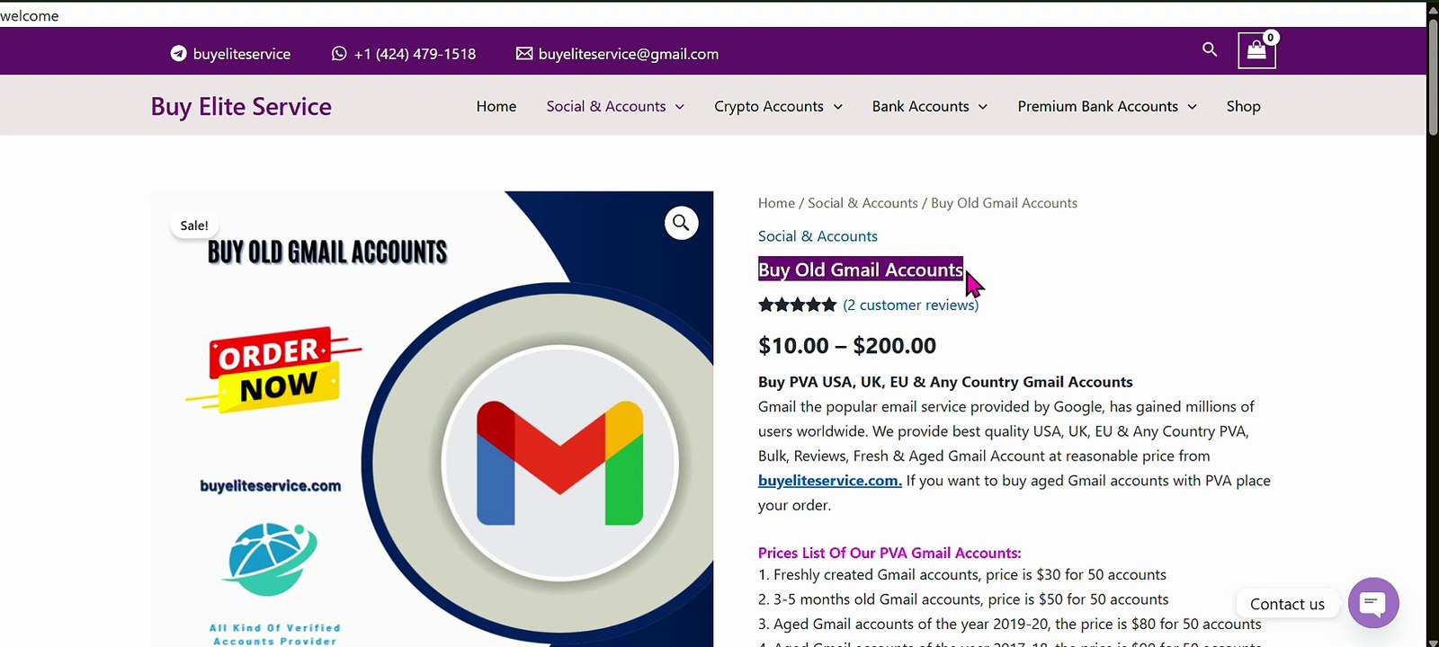 Buy Old Gmail Accounts - Dependable & 100% Best ...
