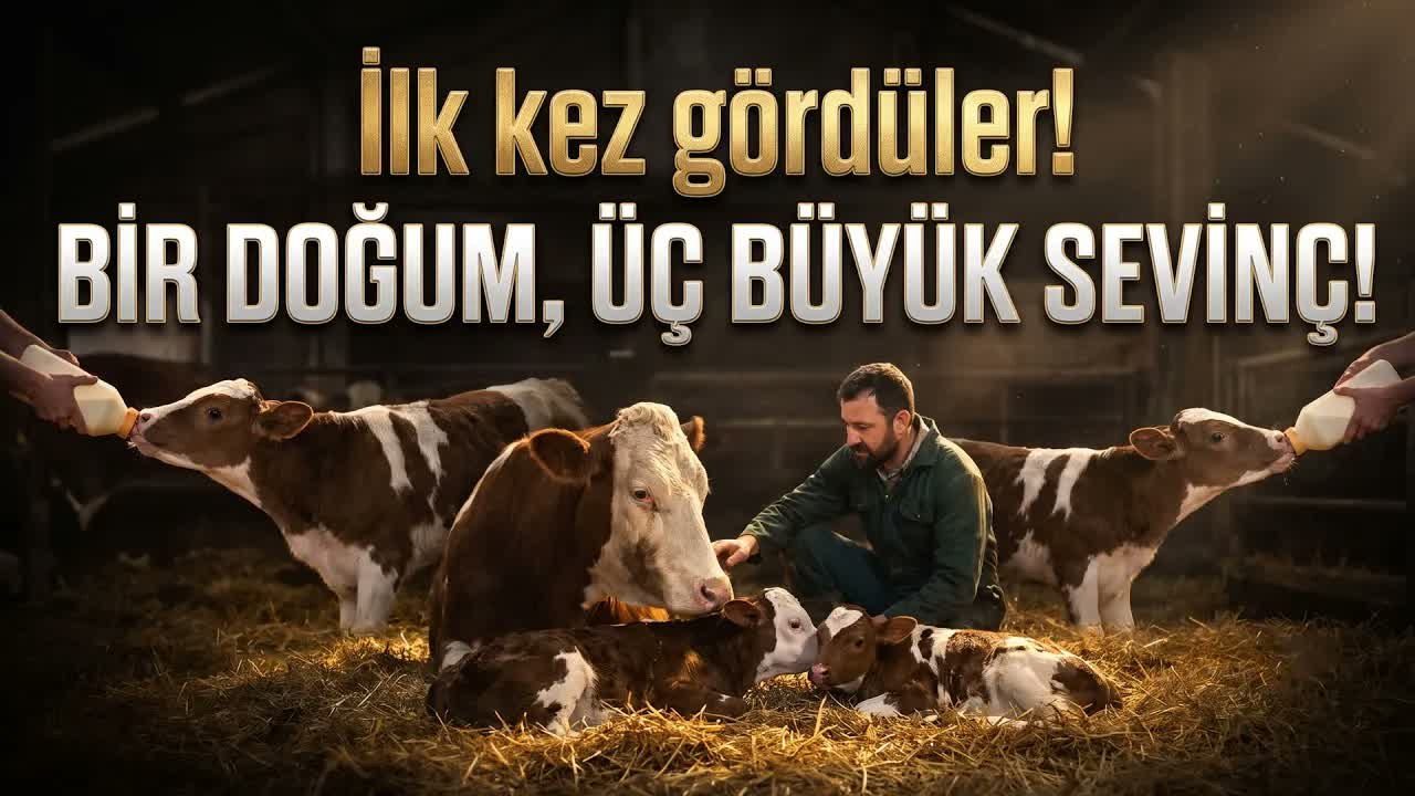 Çocukluğundan Beri İlk Kez Böyle Bir Doğum Gördü!