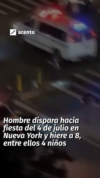 Hombre dispara hacia fiesta del 4 de julio en Nueva York y hiere a 8, entre ellos 4 niños