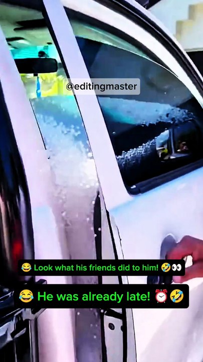 Friend Fills Car With Millions of Bean Bag Balls! funny video part 11