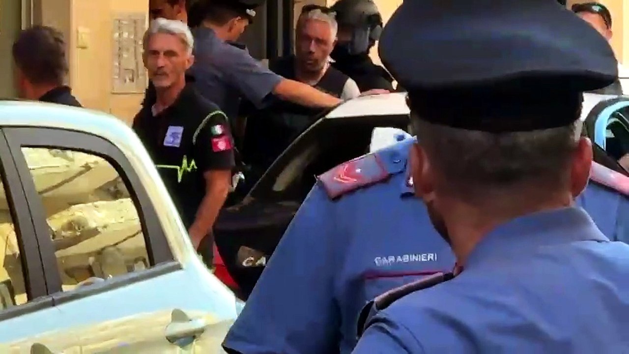 L'arresto di Francesco Mancuso a Palermo