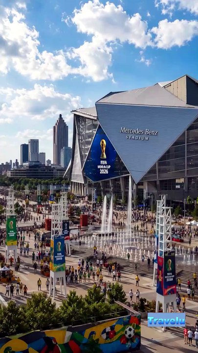FIFA World Cup 2026 crowd in Atlanta Mercedes-Benz Stadium