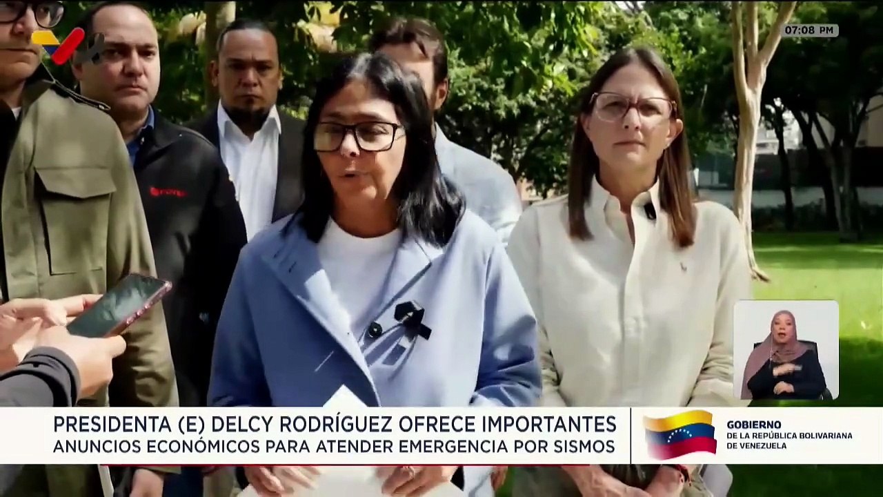 Delcy Rodríguez anuncia alianza internacional para recuperar principal aeropuerto de Venezuela