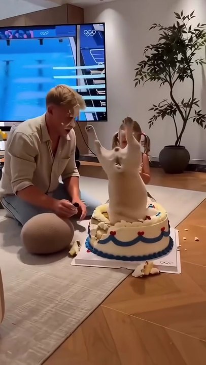 French Bulldog Thinks He’s an Olympic Diver! (Epic Cake Fail)