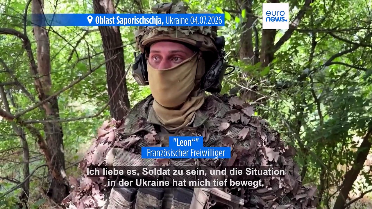 Freiwillige kämpfer aus frankreich trainieren in der ukraine in der geheimdienst-legion