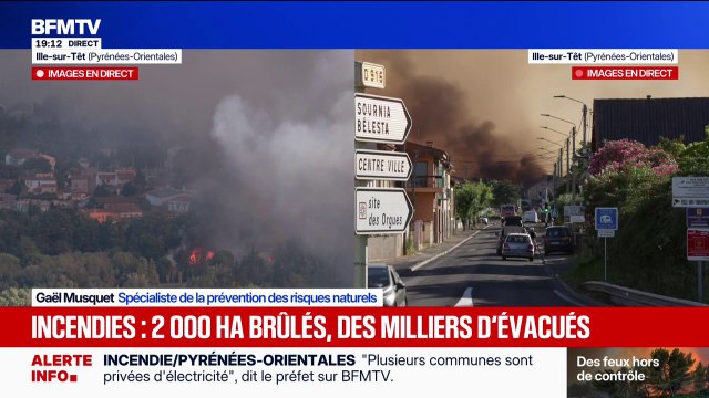 Incendies: Les Pyrénées-Orientales souffrent de sécheresse depuis plusieurs années , observe Gaël Musquet, spécialiste de la prévention des risques naturels