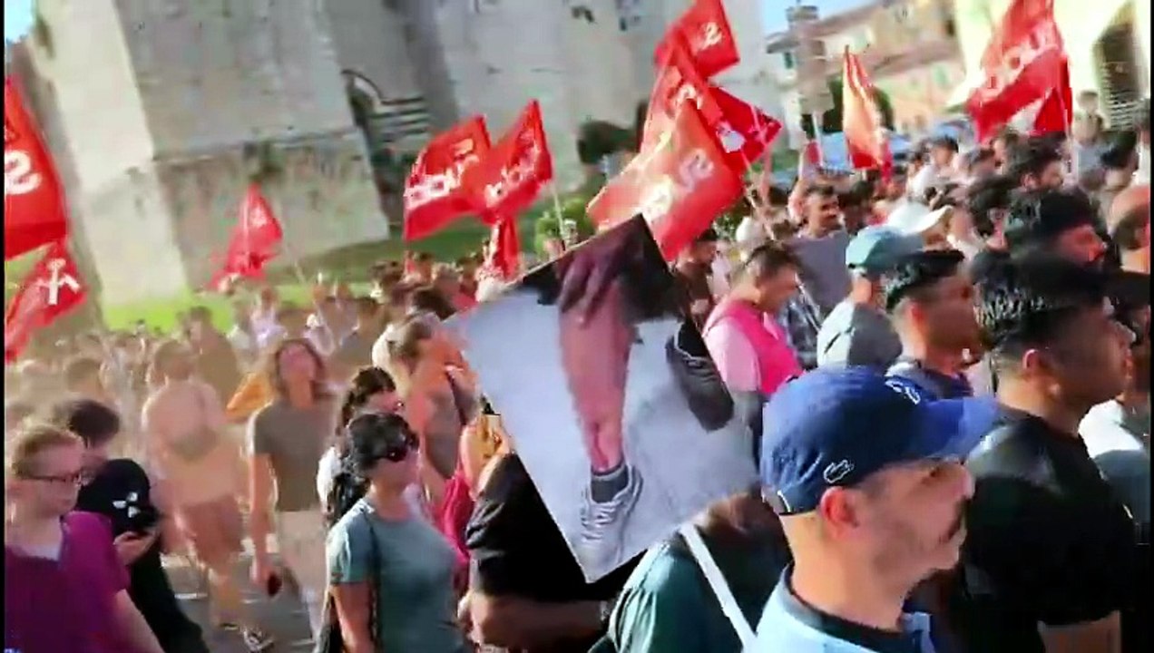 Prato, la manifestazione indetta dai Sudd Cobas