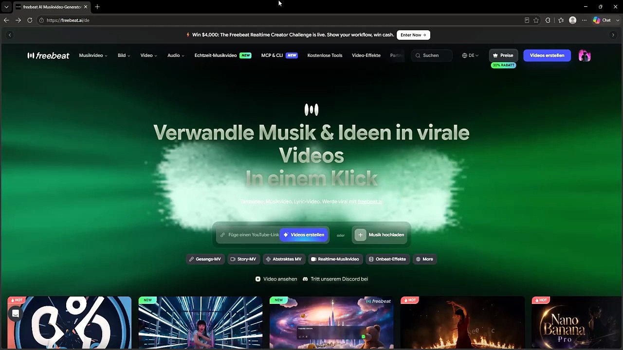 Ich generiere ein Musikvideo in ECHTZEIT! 🤯 (TikTok Support Loop Teaser)
