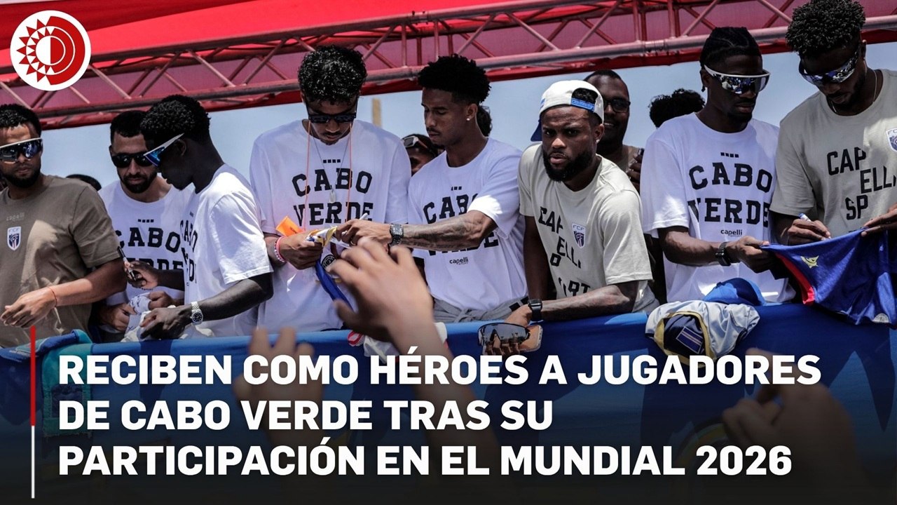 Integrantes de la selección de Cabo Verde fueron recibidos como héroes
