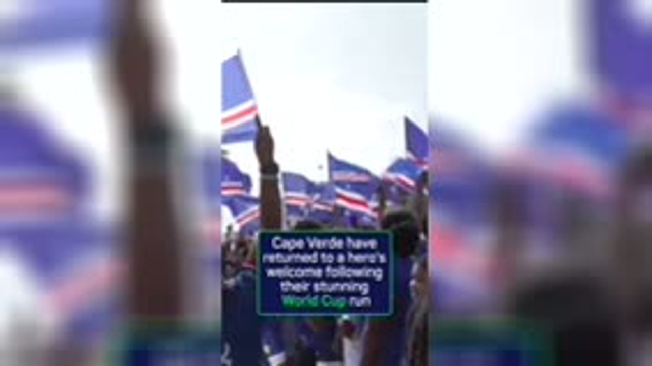 Cape Verde return to hero's welcome after WC success