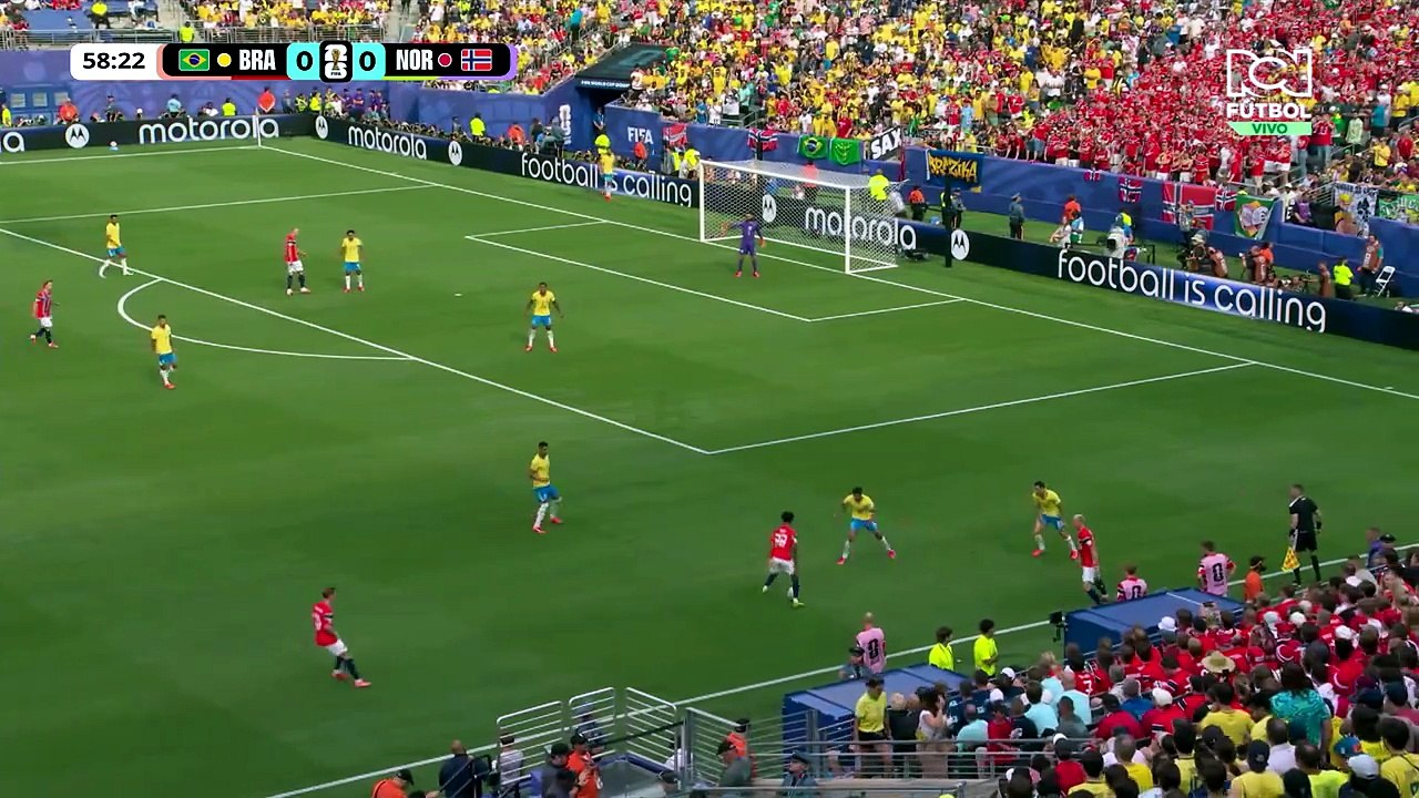 ¡Era el gol de Brasil! Endrick erró esta chance