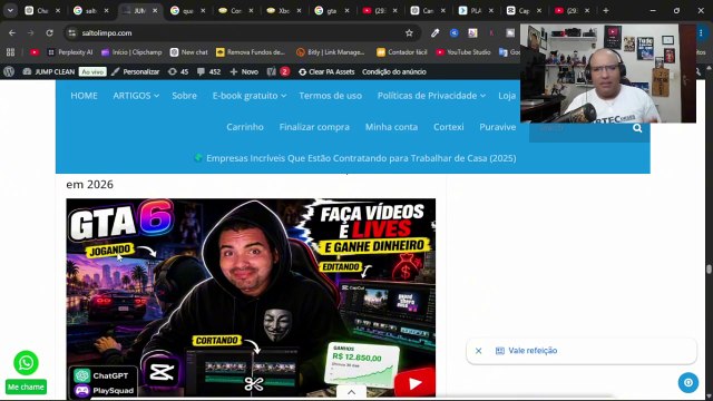 Como Ganhar Dinheiro com GTA 6 em 2026 Apenas Fazendo Vídeos e Lives (Sem Precisar Criar um Jogo!)