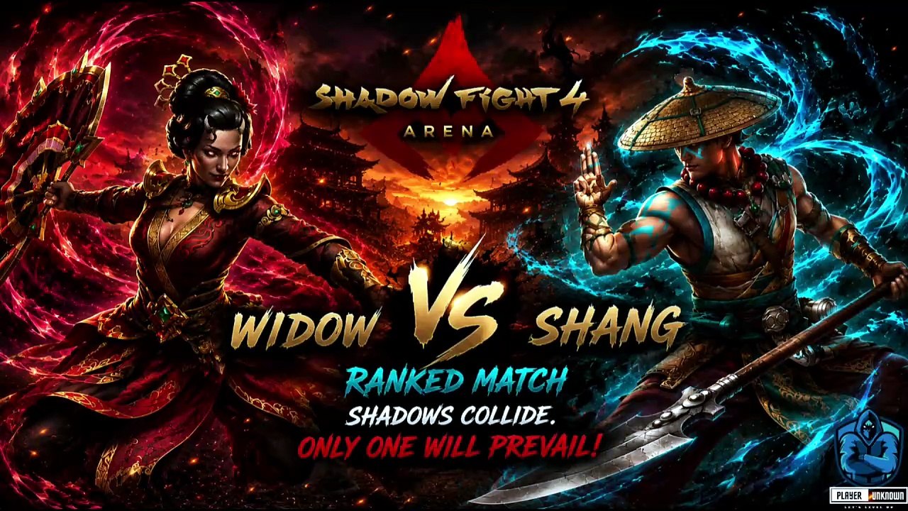 SHANG Vs WIDOW - Epic Ranked Revenge! 🔥 2-1 Comeback | Shadow Fight Arena