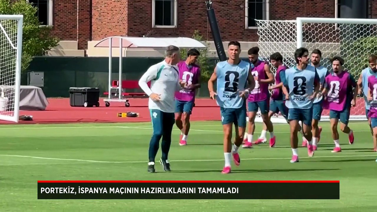 Portekiz, İspanya maçının hazırlıklarını tamamladı