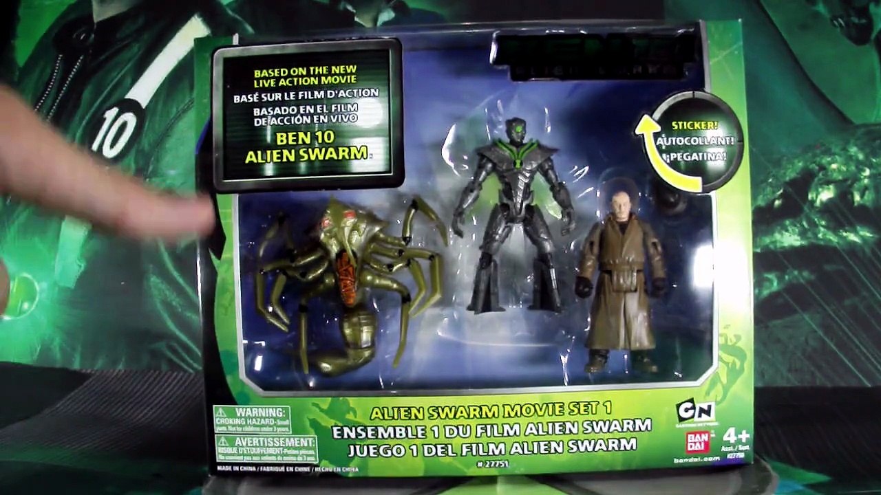 Review - Pack do Ben 10 Invasão Alienígena Com: Nanomech, Victor Validus e Rainha Chip