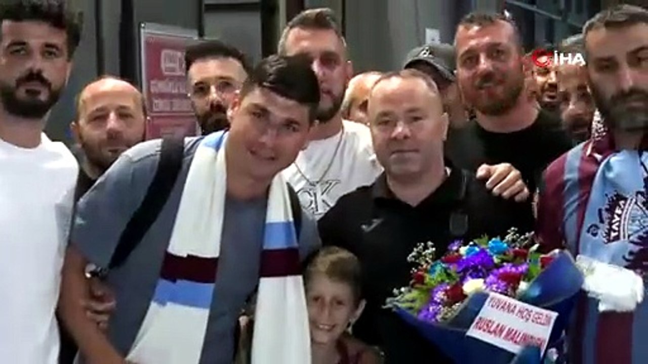 Trabzonspor’un yeni transferi Malinovskyi, Trabzon’da | Ajansspor | IHA