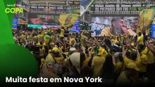 Torcida brasileira nos EUA transforma shopping em 'Maracanã' para jogo contra a Noruega