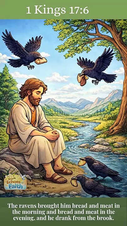 The Ravens and Elijah| 1 Kings 17:6
