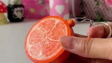 DIY orange keychain from waste box #shorts #viralshort #diy #reuseidea #crafing #keychain