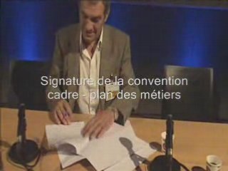Annie Léculée, UNIFAF : plan Métiers - convention cadre