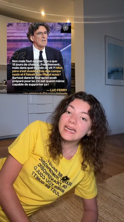 Allez on parle de Luc ferry pck j’etais obligée franchement ahahah