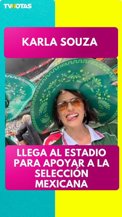 ¡Karla Souza apoya a México y revela el reto que hará si vence a Inglaterra!