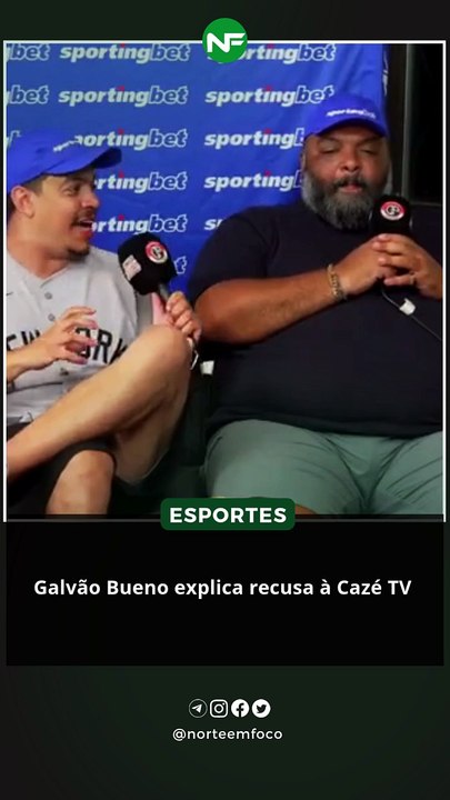 Galvão Bueno revela por que recusou convite da Cazé TV para narrar jogos: 'Não achei correto'