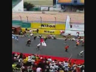 Depart 24 Heures du Mans roller 2008