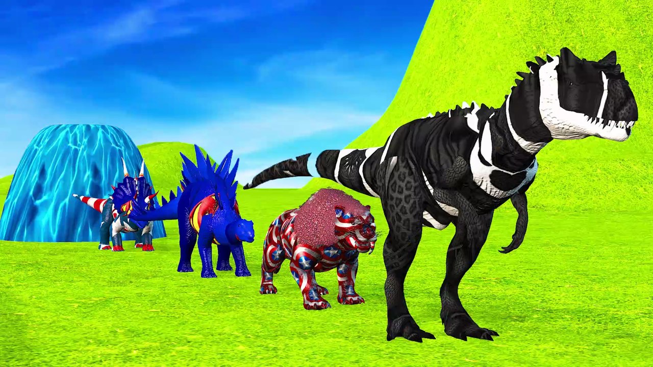 Black panther TRex and Mr america  Dinosaur Color Pack  in Jurassic World Evolution thumnail