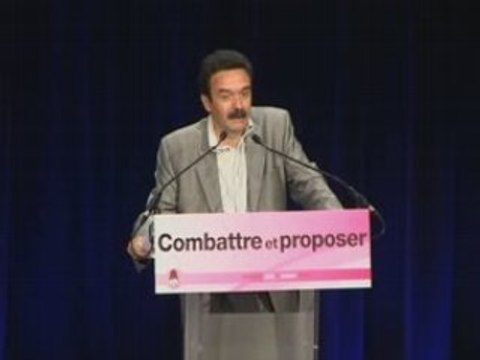 Edwy Plenel à la Maison de la Chimie, le 28 juin 2008