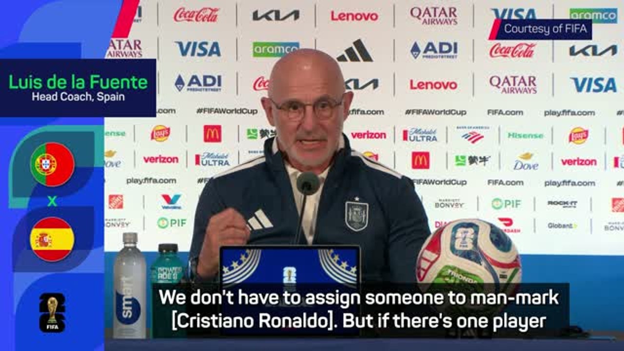 Spain coach would rather face Portugal without Ronaldo