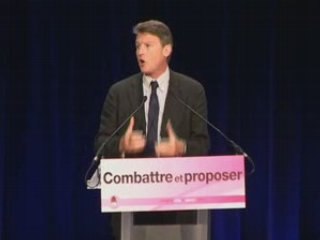 Vincent Peillon à la Maison de la Chimie, le 28 juin 2008