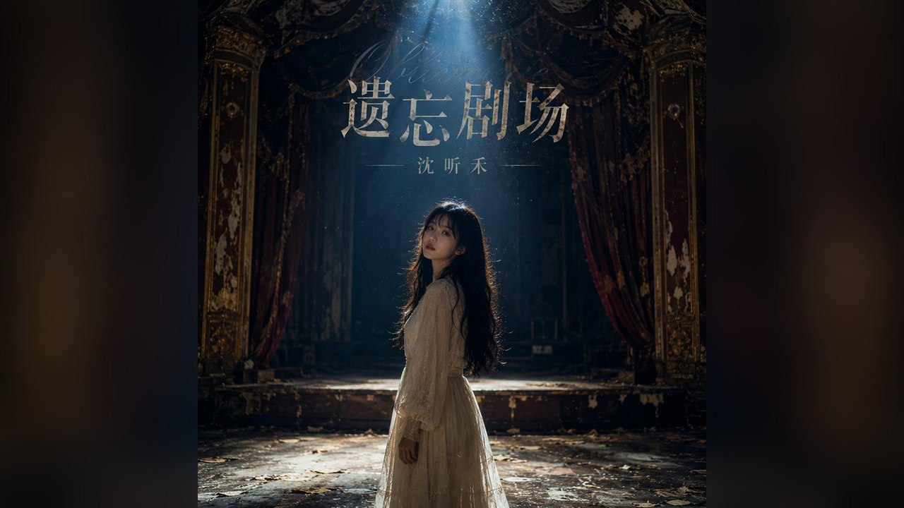 沈聽禾-遺忘劇場『別再試探別再盤旋這是一場徹底的決裂咒語落下便是永夜』#沈聽禾 #遺忘劇場【動態歌詞/Lyrics Video】